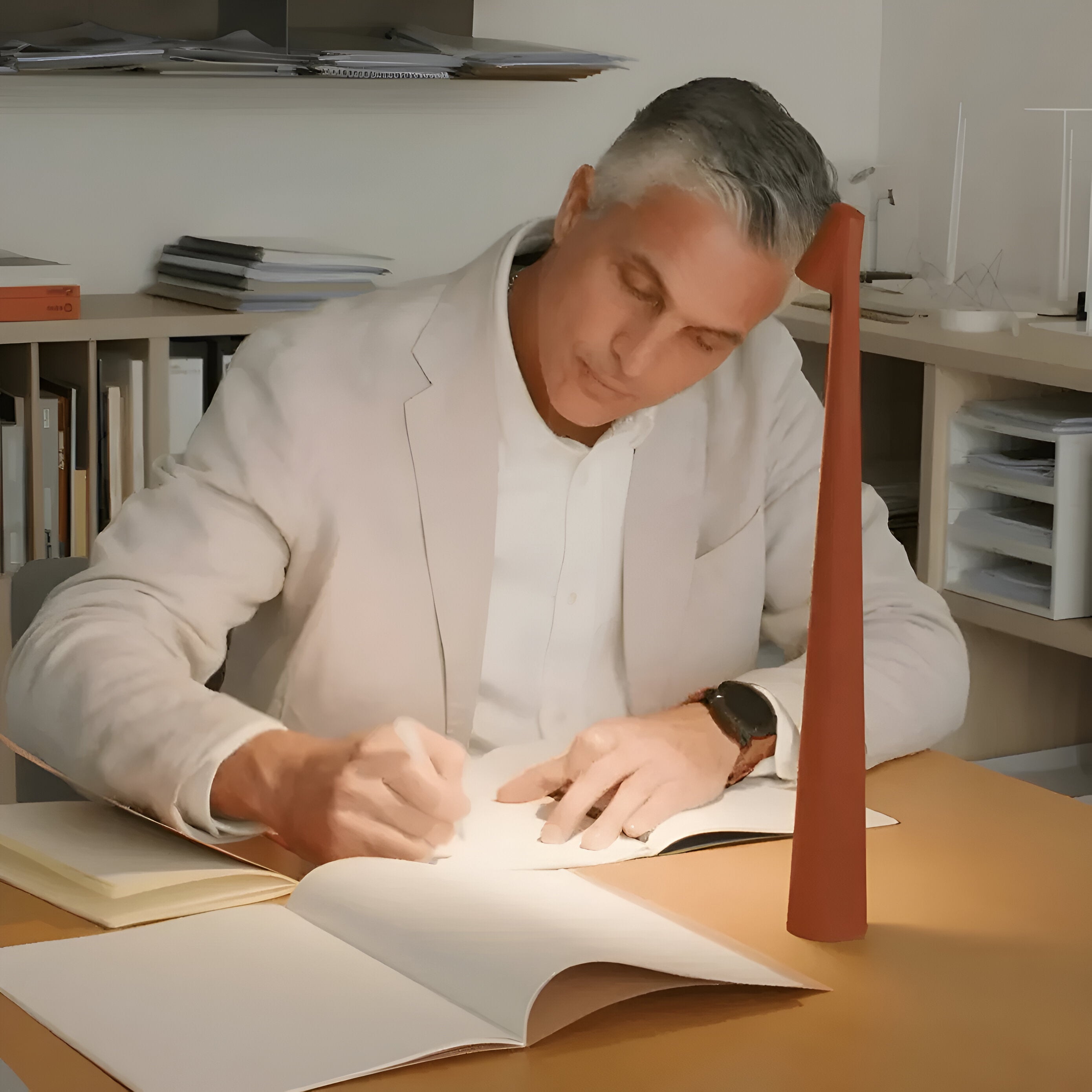 Liora – Elegante LED Tischlampe, kabellos & dimmbar