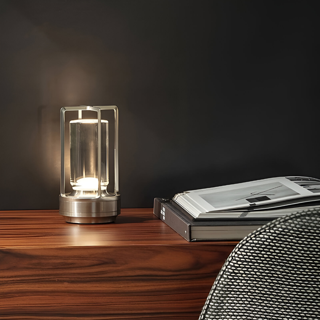 Liora – Kabellose Design-Tischlampe, dimmbar & wasserfest
