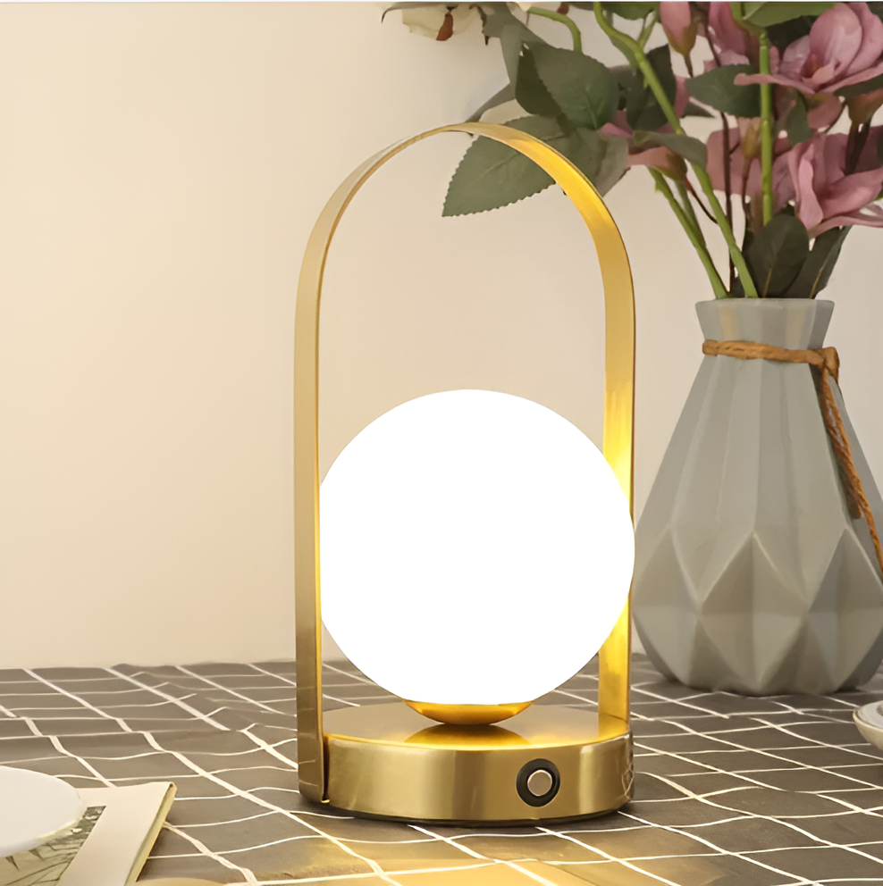 LumoSphere – Kabellose LED-Kugellampe mit Touch-Steuerung