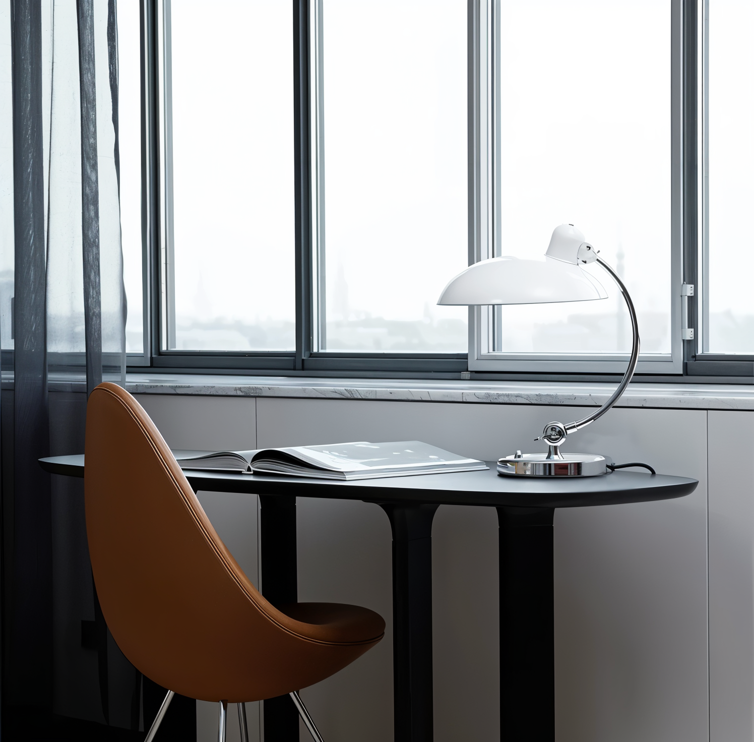 Lunera – Verstellbare Tischlampe im Vintage-Stil aus Eisen