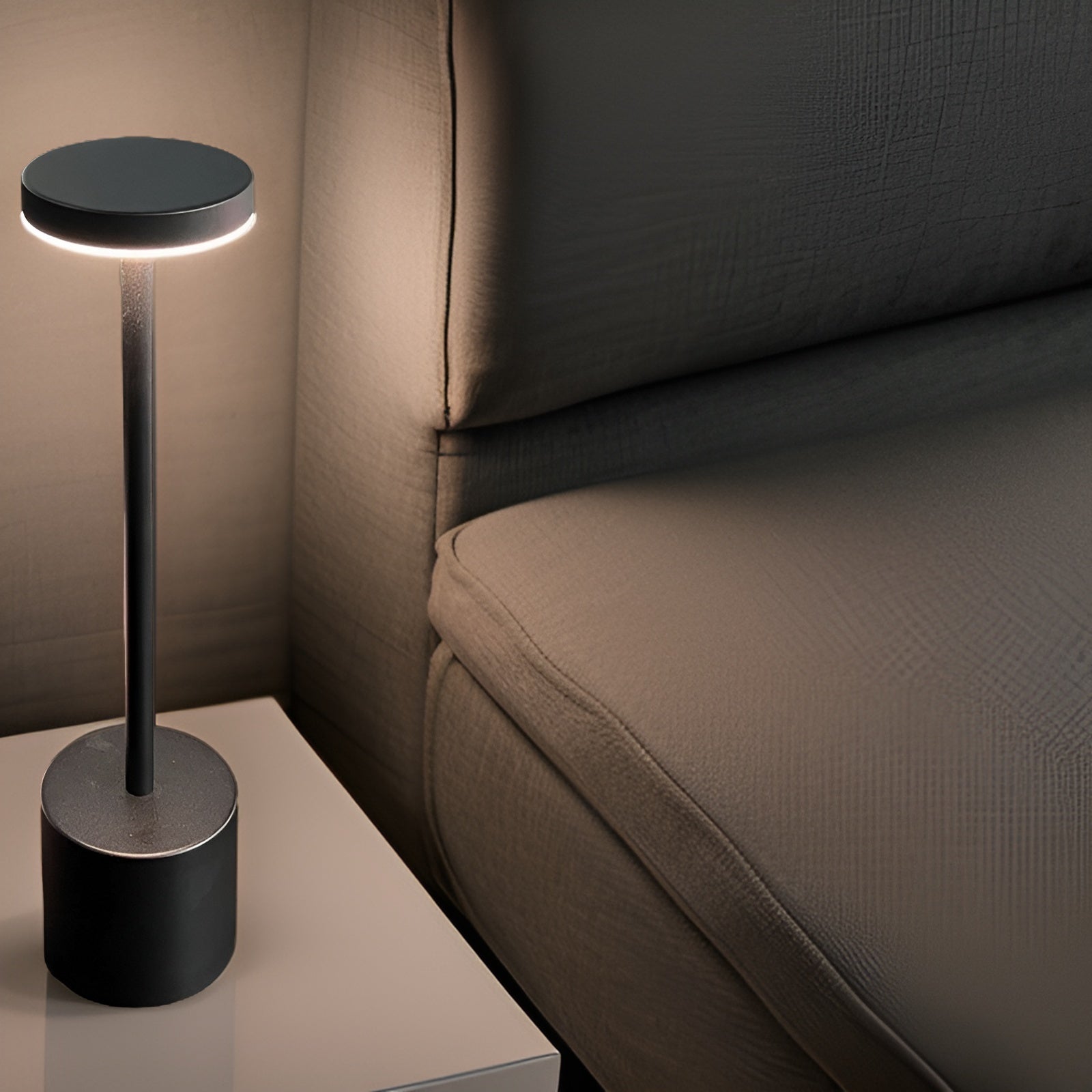 Luniva – Kabellose Retro-LED-Tischleuchte mit Touch & USB-Ladung