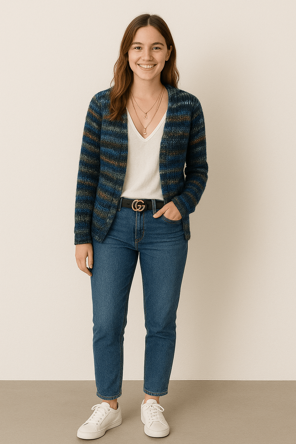Mae – Strickjacke Damen – Bunt & Kuscheliges Design für Lässiges Layering