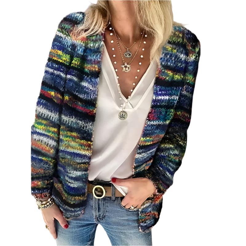 Mae – Strickjacke Damen – Bunt & Kuscheliges Design für Lässiges Layering