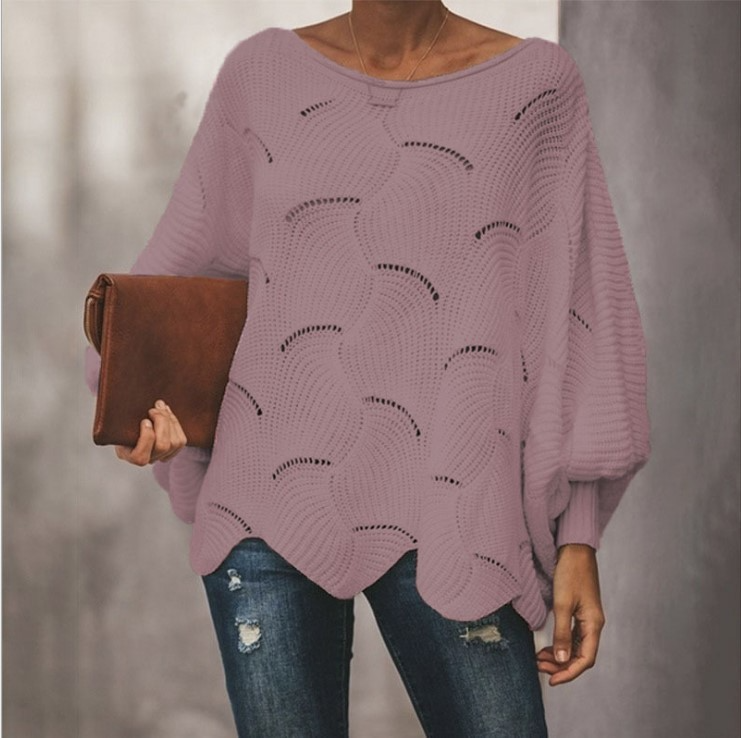 Manela – Damenpullover – Kuscheliger Baumwollstrick für Lässige Eleganz