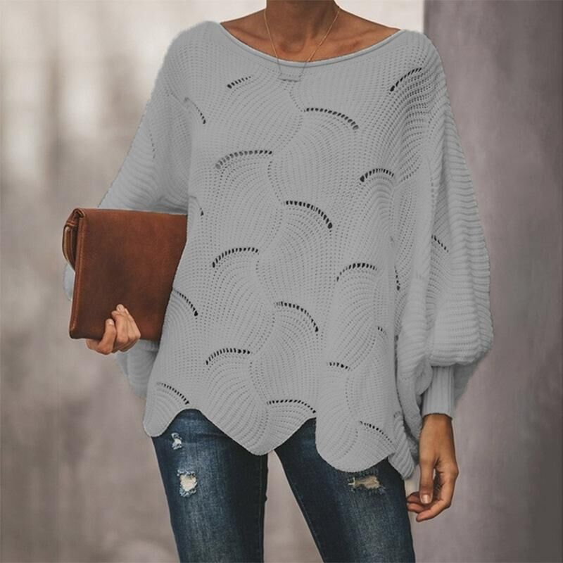 Manela – Damenpullover – Kuscheliger Baumwollstrick für Lässige Eleganz