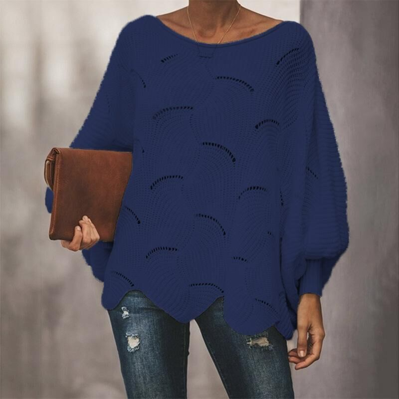 Manela – Damenpullover – Kuscheliger Baumwollstrick für Lässige Eleganz