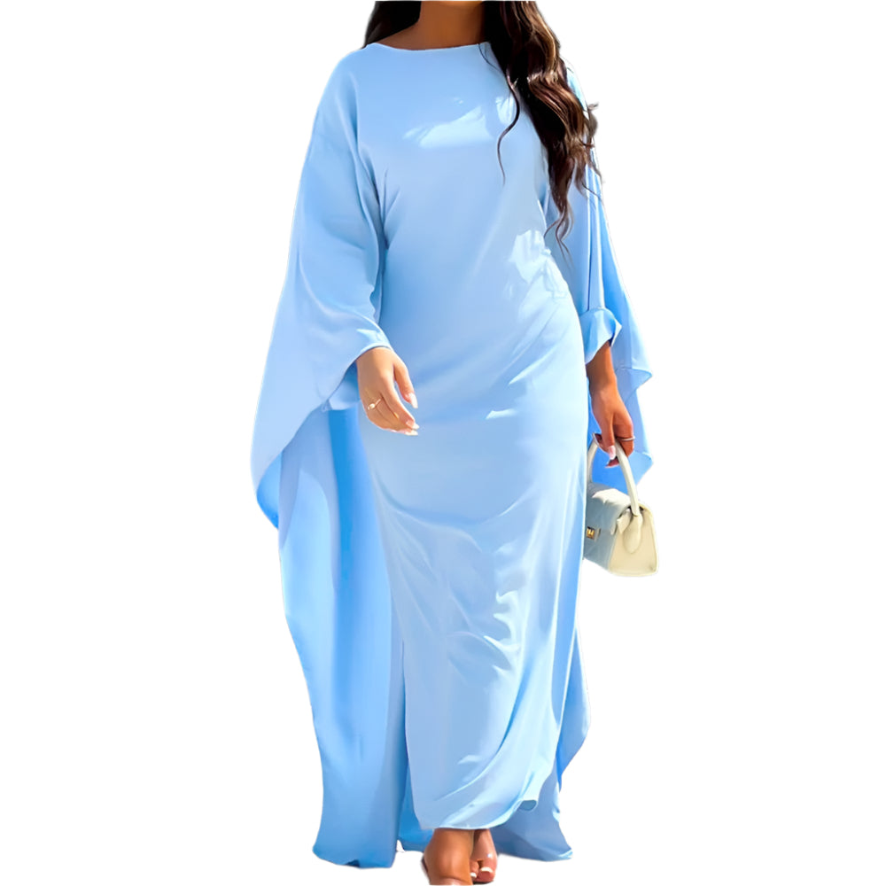Marlyn – Maxikleid Sommer – Elegante Cape-Silhouette für Feste