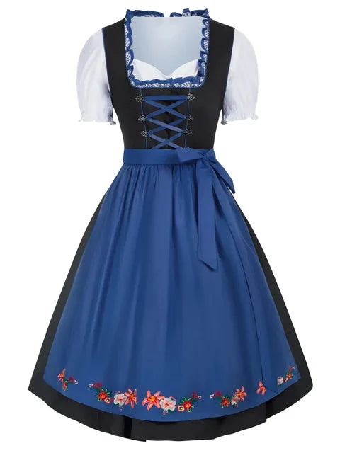 Mathilde – Traditionelles Trachtenkleid – Elegante Stickerei & Schmeichelhafte Silhouette