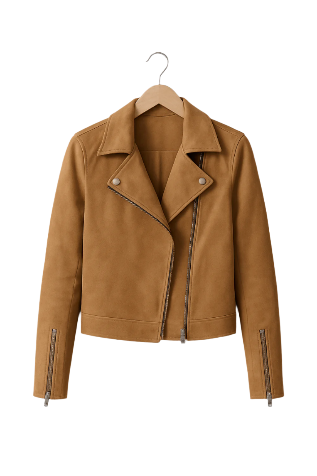 Matilda – Bikerjacke Damen – Eleganter Wildleder-Look für Stil und Komfort