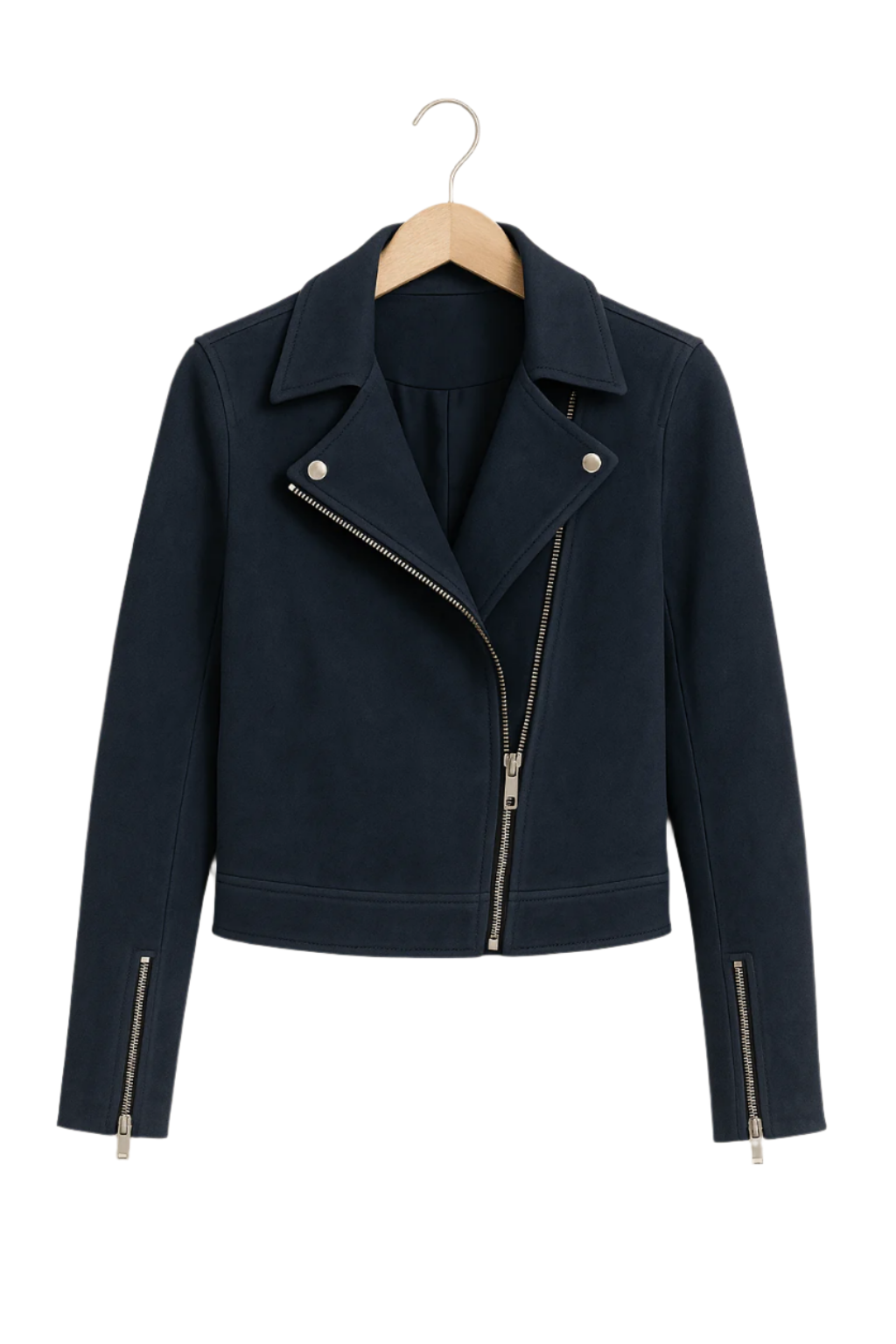 Matilda – Bikerjacke Damen – Eleganter Wildleder-Look für Stil und Komfort