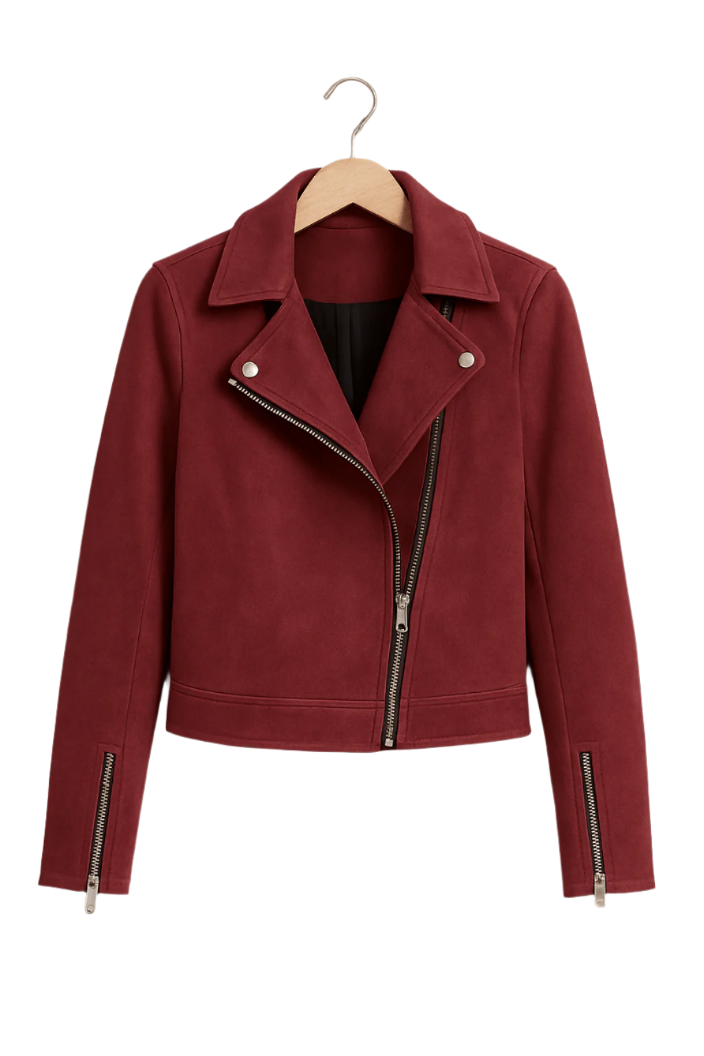 Matilda – Bikerjacke Damen – Eleganter Wildleder-Look für Stil und Komfort