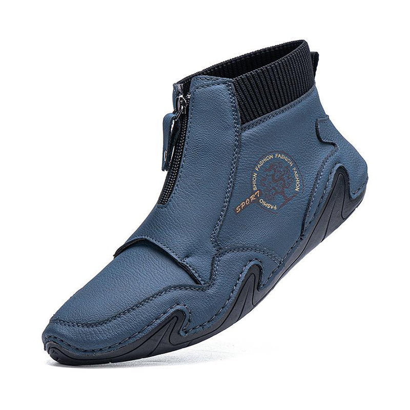 Mikrofaser-Lederstiefeletten für Herren – Stilvoll & Bequem