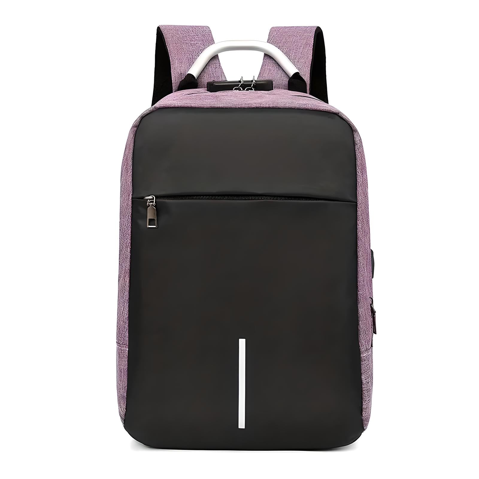 Modern – Reiserucksack – Gepolstert mit USB-Anschluss & Sicherem Codeschloss