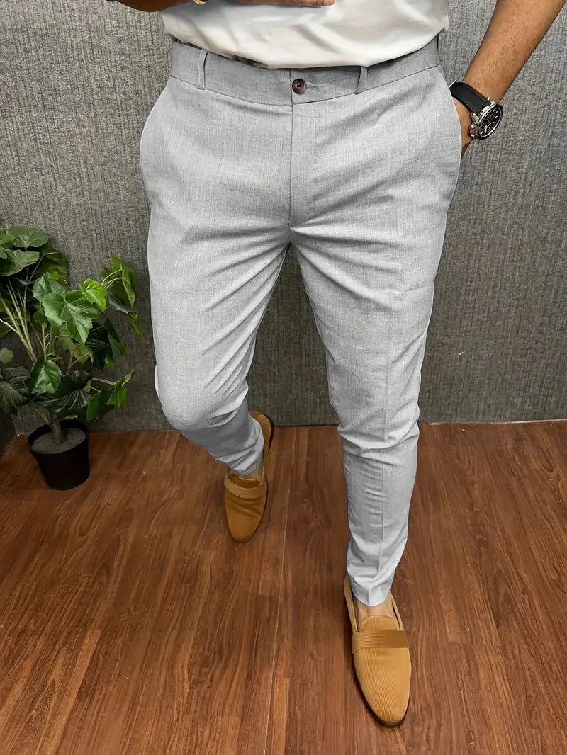 Moderne Herren Hose – Schmaler Schnitt – Stilvoll & Komfortabel