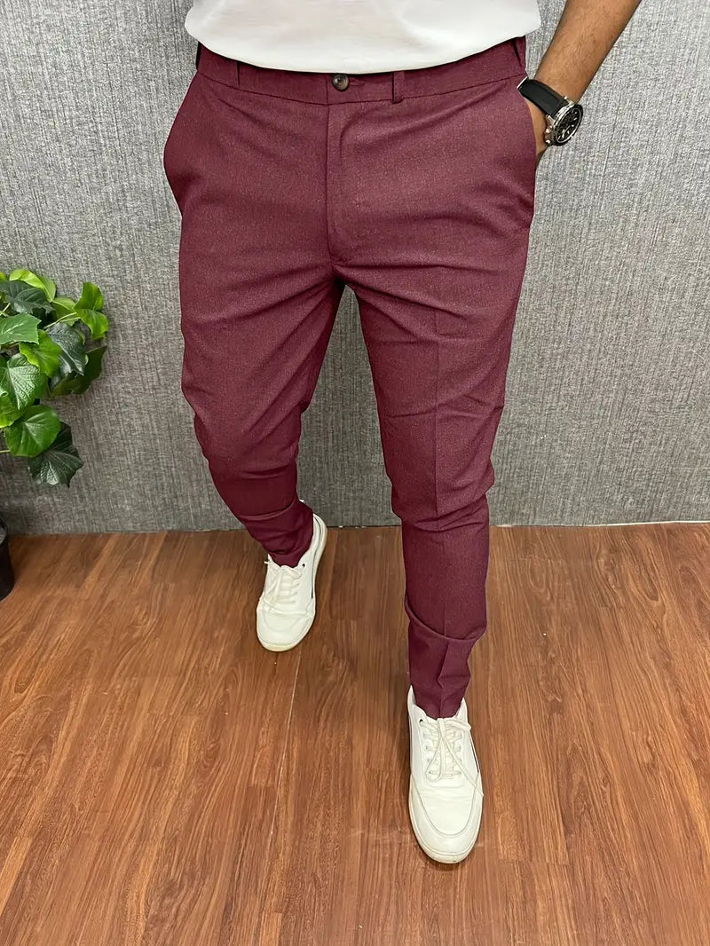 Moderne Herren Hose – Schmaler Schnitt – Stilvoll & Komfortabel
