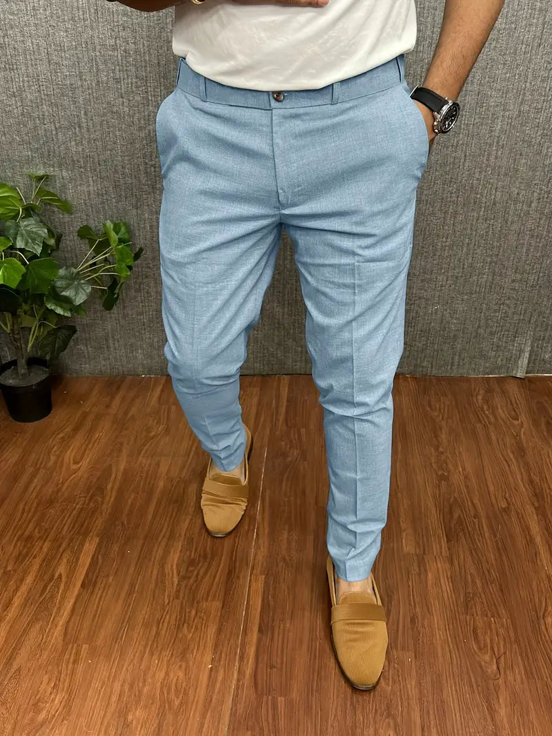 Moderne Herren Hose – Schmaler Schnitt – Stilvoll & Komfortabel