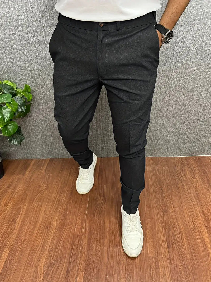 Moderne Herren Hose – Schmaler Schnitt – Stilvoll & Komfortabel