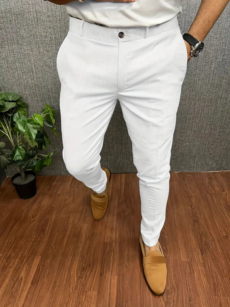 Moderne Herren Hose – Schmaler Schnitt – Stilvoll & Komfortabel