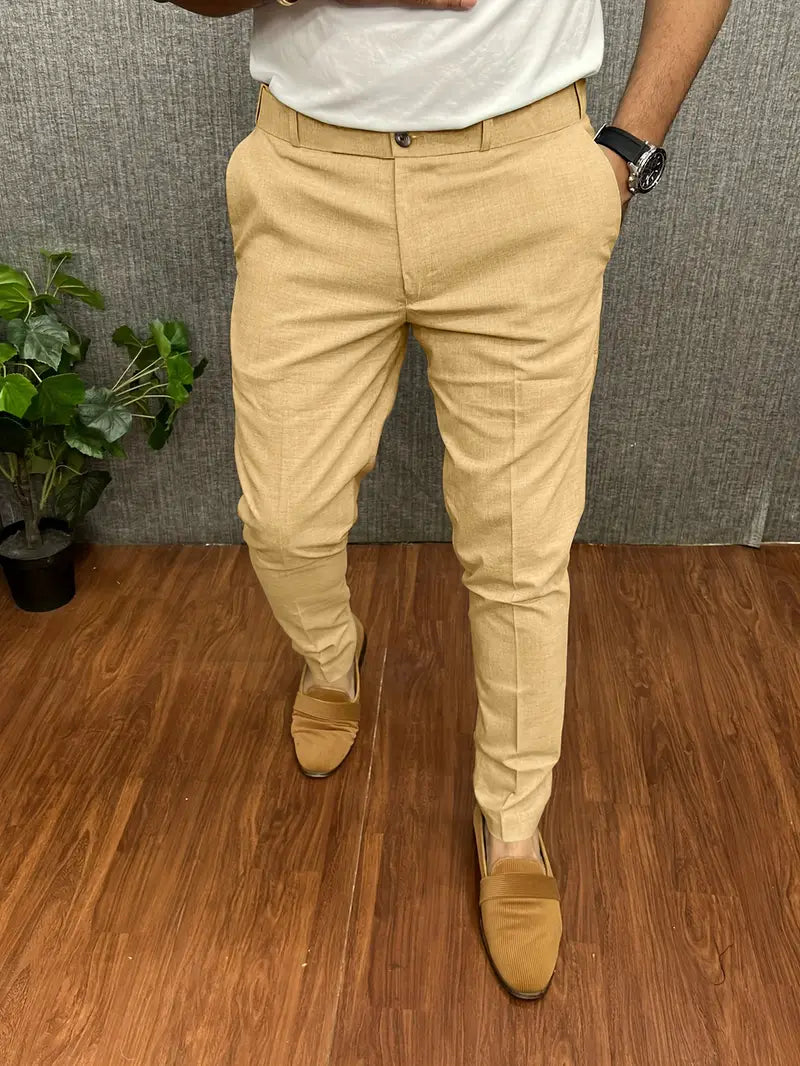 Moderne Herren Hose – Schmaler Schnitt – Stilvoll & Komfortabel