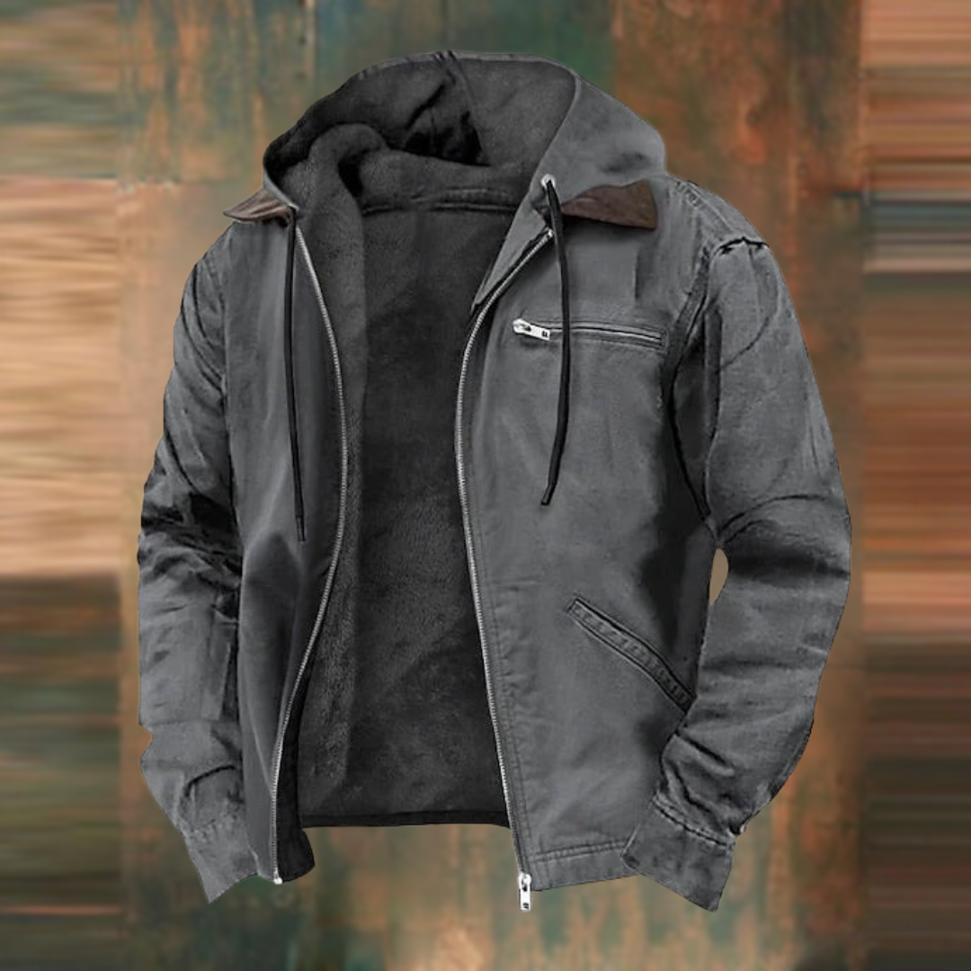 Moderne Kapuzenjacke für Herren – Stylisch & Funktional für Kaltes Wetter 3