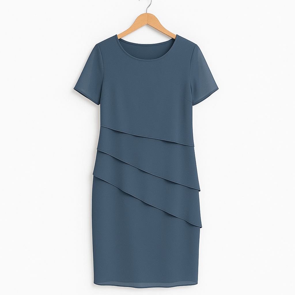 Müller Mode – Chiffonkleid – Anmutige Stufen und Eleganz