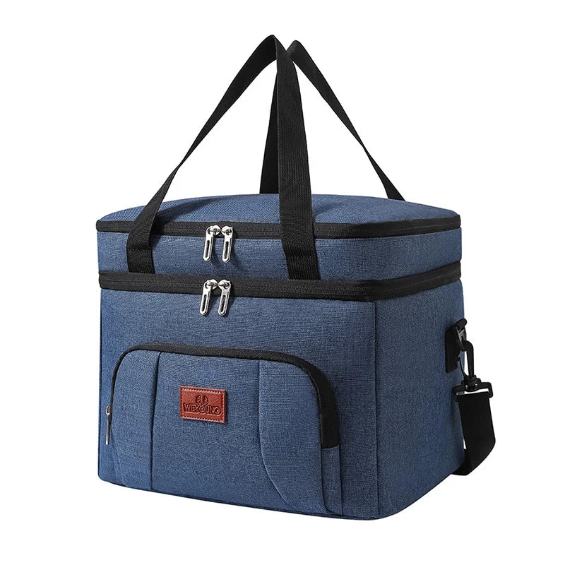 Multifunktionale Kühltasche – Doppellagige Tragetasche – Großes Fassungsvermögen für Reisen 8