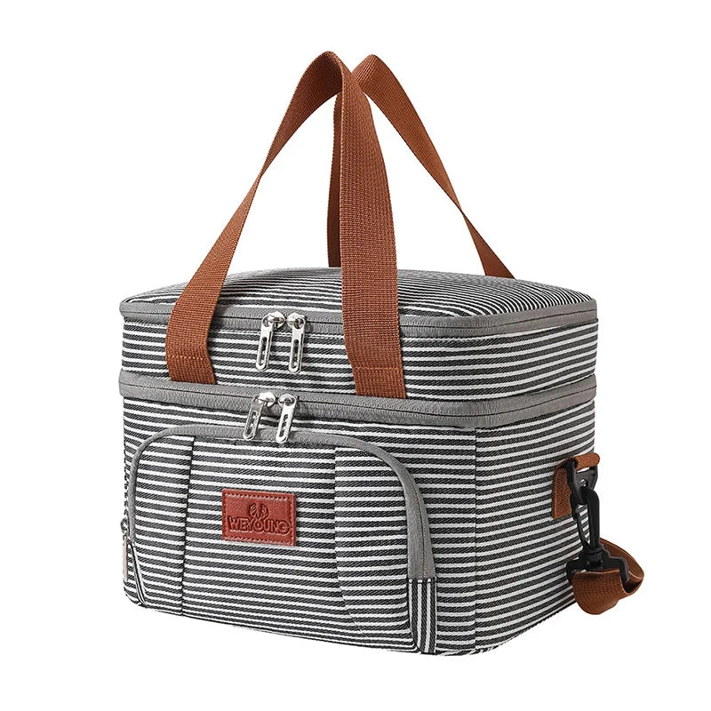Multifunktionale Kühltasche – Doppellagige Tragetasche – Großes Fassungsvermögen für Reisen 10