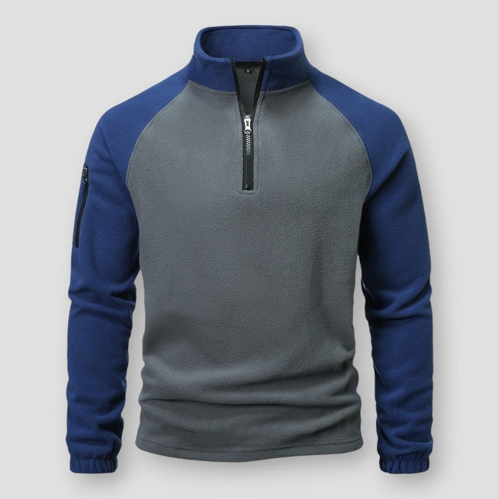 Outdoor Essentials – Herren Fleece Pullover – Wärmend & Vielseitig