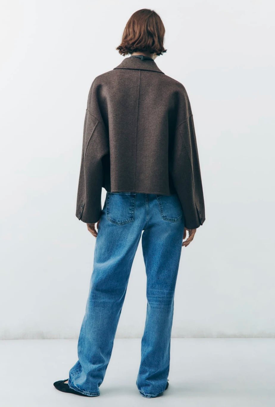 Oversized Wollmantel Schwarz – Bequeme Passform für Stilvolle Outfits 3