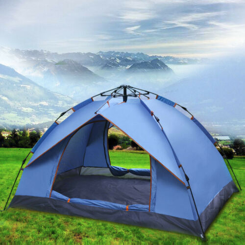 Pop-Up Zelt – Schnell Aufgebaut & Wetterfest – Für 4 Personen Ideal zum Camping