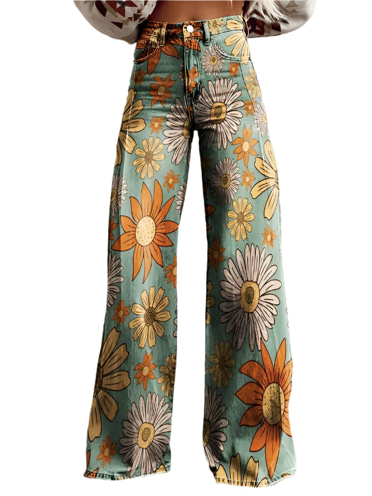 Ritan – Damenhose – Bequeme Lange Denim Hose für Stilvolle Sommerlooks