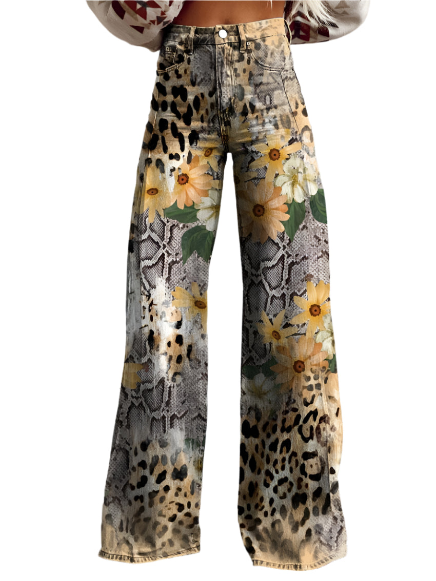 Ritan – Damenhose – Bequeme Lange Denim Hose für Stilvolle Sommerlooks