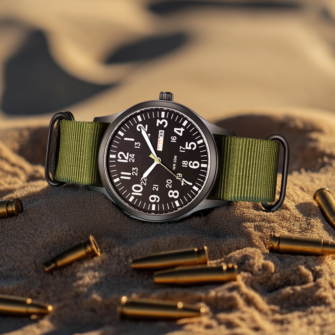 Robuste Herrenarmbanduhr – Wasserdicht & Kratzfest für Abenteuer 4