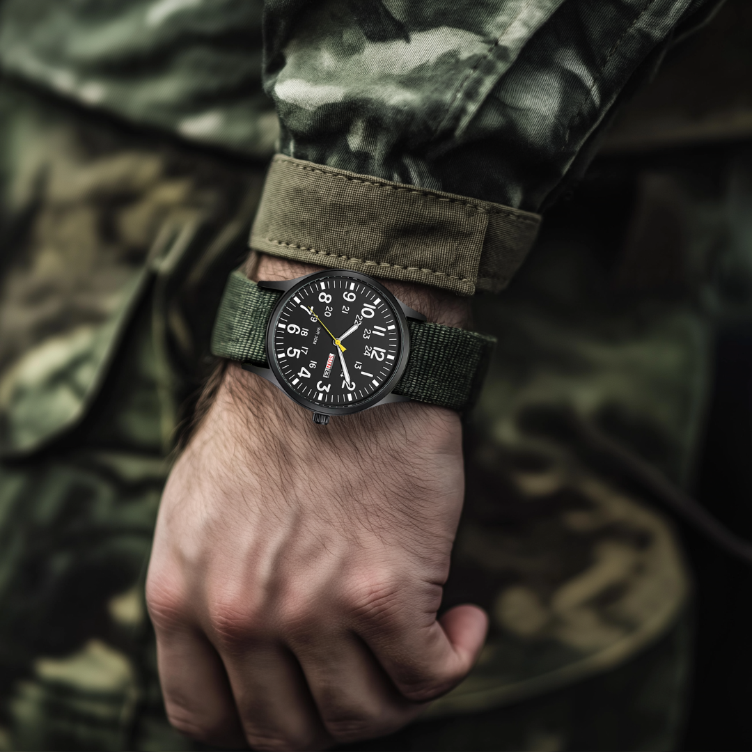 Robuste Herrenarmbanduhr – Wasserdicht & Kratzfest für Abenteuer 5