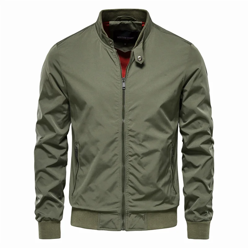 Stehkragen Übergangsjacke für Herren – Stilvoll & Funktional 2