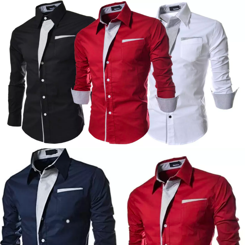 Stessil – Herrenhemd Langarm – Elegantes Baumwollhemd für Sommer & Freizeit