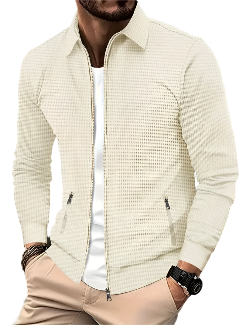 Stilvolle Herren Übergangsjacke – Praktischer Reißverschluss & Modernes Design 0