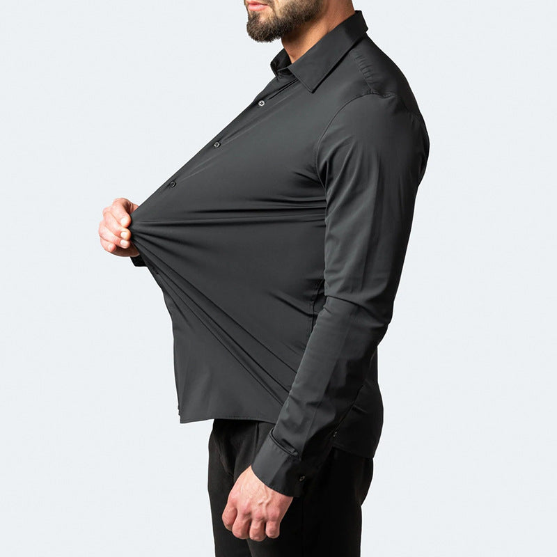 Stretch Hemd für Herren – Knitterfrei & Bequem 6