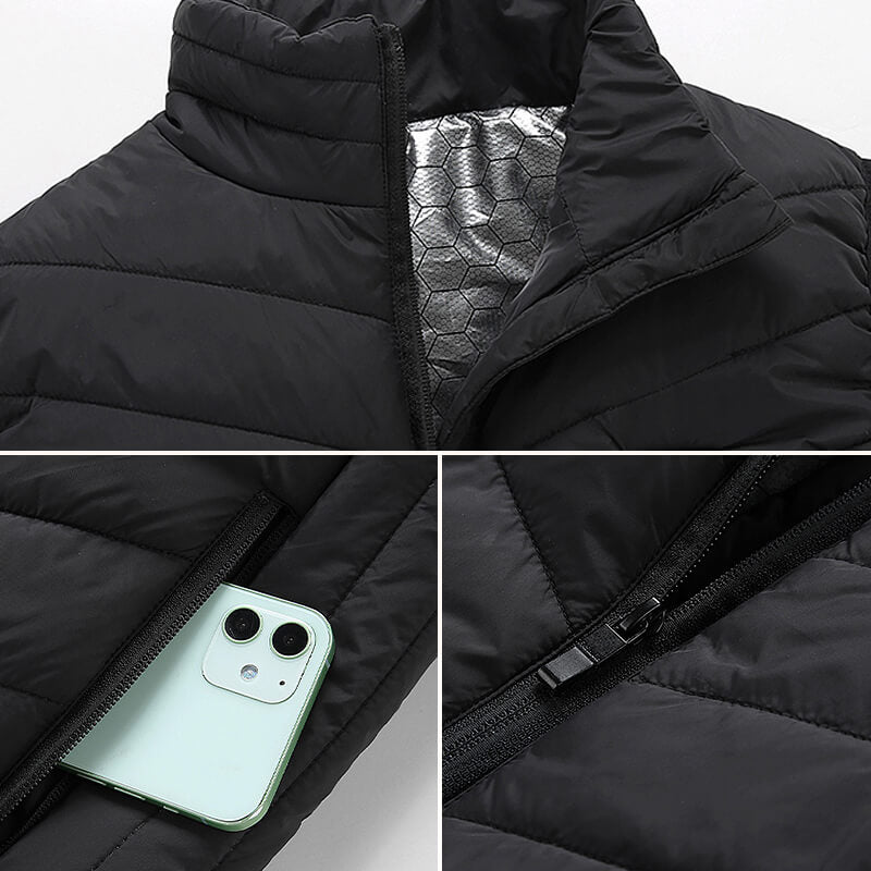 Stylische Heizweste – Beheizbare Weste für Damen und Herren – Intelligente Wärme für Outdoor-Aktivitäten