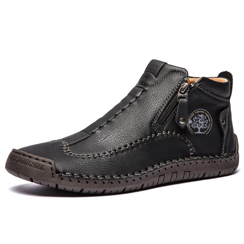 Stylische schwarze Stiefeletten für Herren – Bequem & Vielseitig