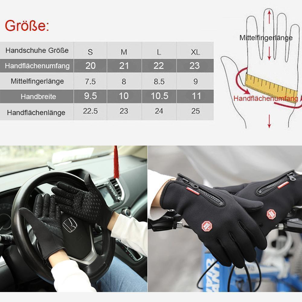 Touchscreen-Handschuhe – Warm & Winddicht – Ideal für Outdoor-Aktivitäten