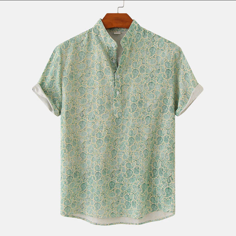 Tropenstyle – Herrenhemd Kurzarm – Lässig & Elegant für den Sommer