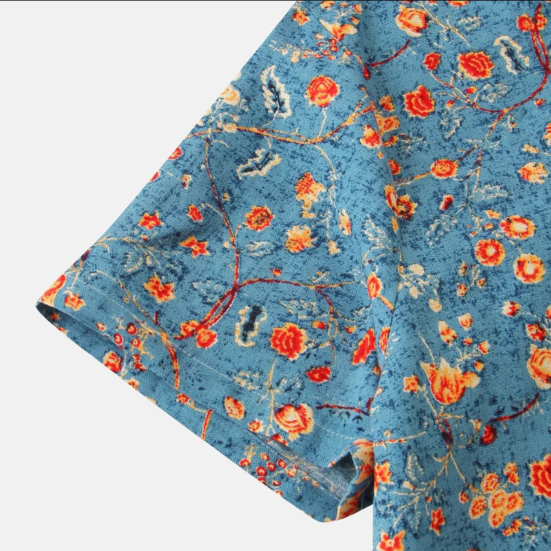 Tropenstyle – Herrenhemd Kurzarm – Lässig & Elegant für den Sommer