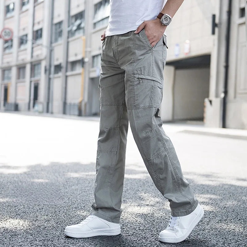 Urban Style – Cargohose Herren – Bequem mit Vielseitigen Taschen