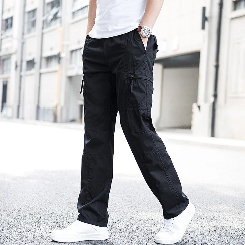 Urban Style – Cargohose Herren – Bequem mit Vielseitigen Taschen