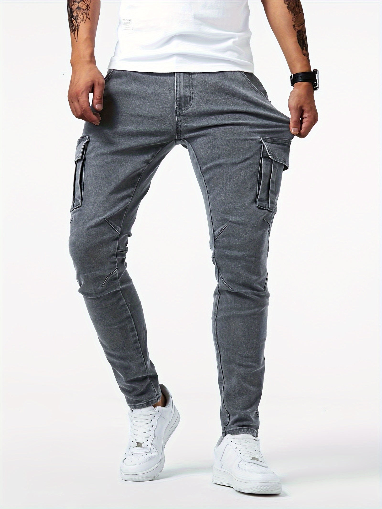 Urban Style – Herren Cargo Hosen – Bequem & Vielseitig