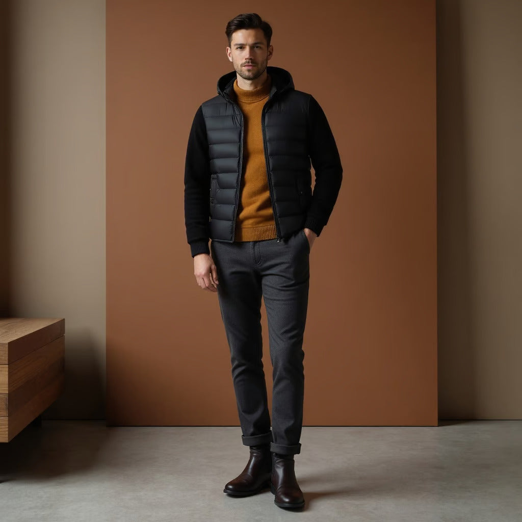 Urban Style – Herren Steppjacke – Wasserabweisend & Warm