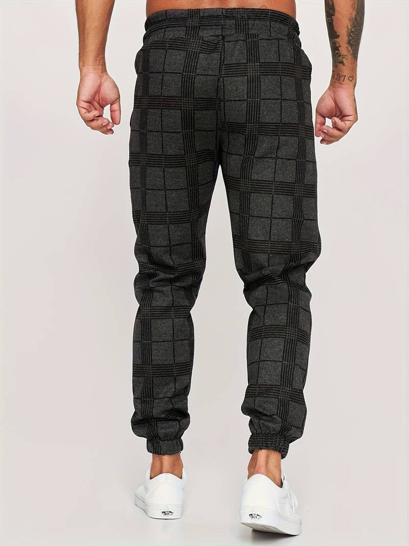 Urban Style – Jogginghose Herren – Bequem mit Modernem Karomuster