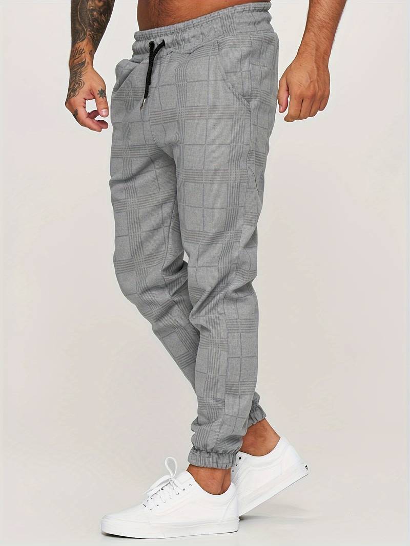 Urban Style – Jogginghose Herren – Bequem mit Modernem Karomuster