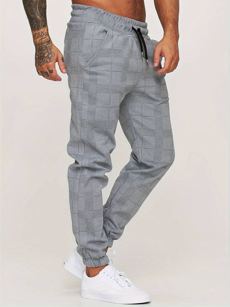 Urban Style – Jogginghose Herren – Bequem mit Modernem Karomuster
